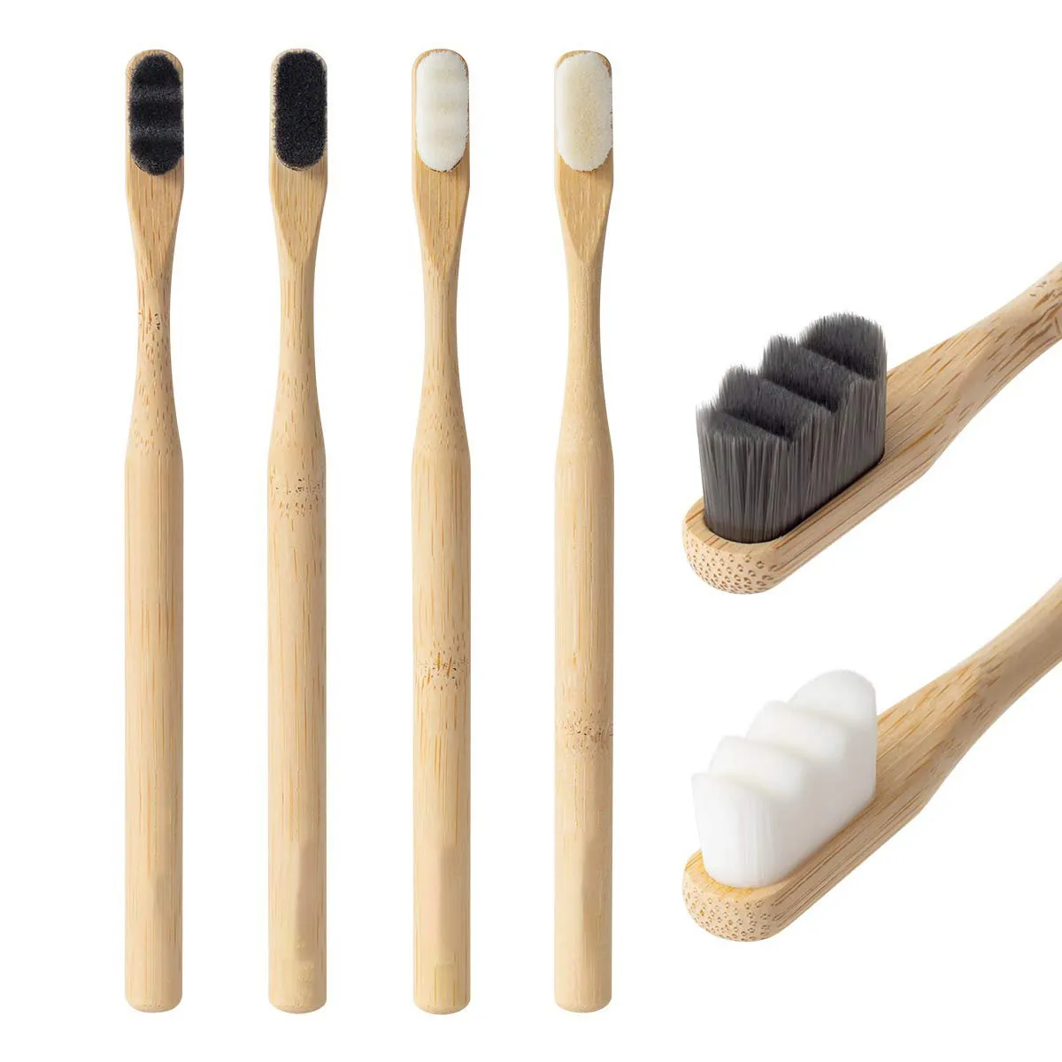 20000 Soft Bristles Nano Bamboo Toothbrush - Wholesale Bamboo toothbrushes