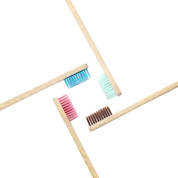 Colorful Bristle Bamboo Toothbrushes | Ibannboo